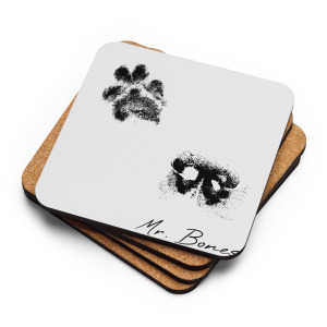 Mr. Bones Cork-back coaster