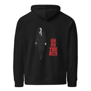 (Go) On The Run Unisex eco raglan hoodie